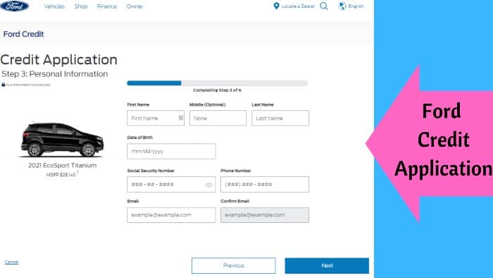 Ford-Credit-Application